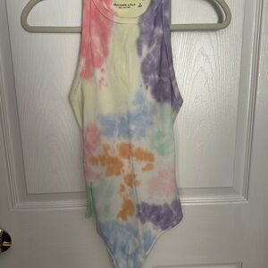 Tie-Dye Sleeveless Bodysuit